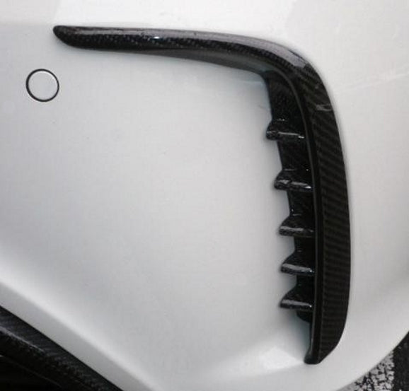 Mercedes-Benz A45 Carbon Fiber Rear Bumper Trim Brabus Style 2014-2017
