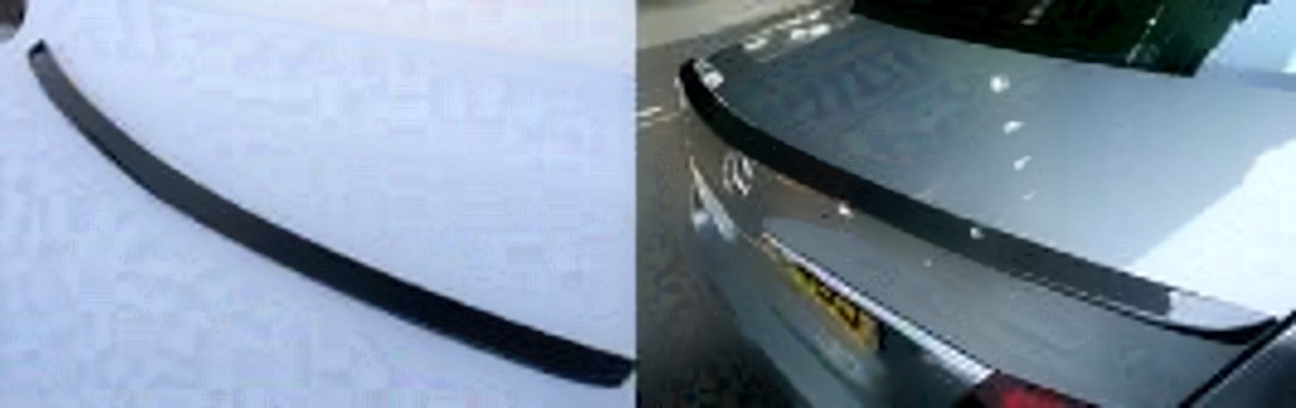 Mercedes-Benz W212 AMG Style Dry Carbon Fiber Gloss Black Rear Spoiler 2010-2016