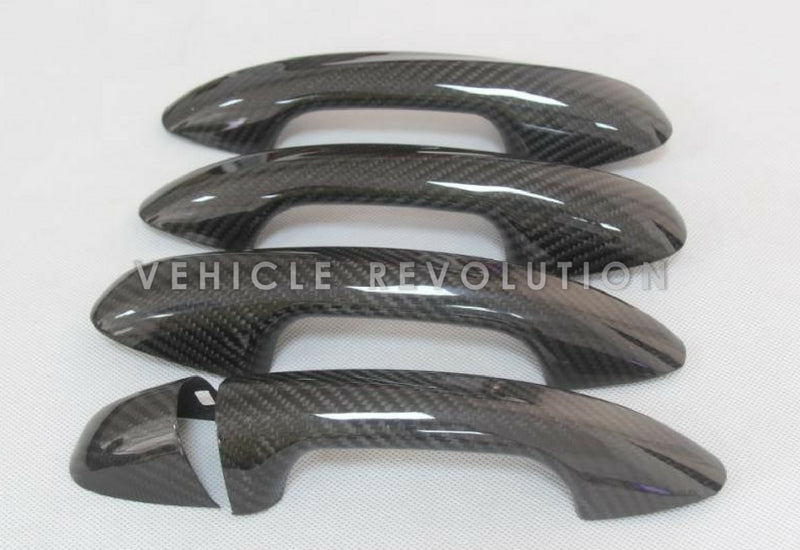 Mercedes C Class W205 Dry Carbon Fiber Exterior Door Handle Covers 2015+