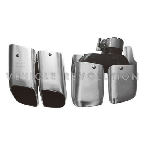 Porsche Panamera Turbo Stainless Steel Exhaust Tips 2014 - 2017