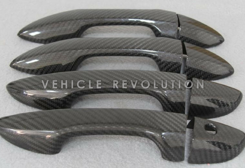 Toyota Corolla Dry Carbon Fiber Decorative Exterior Door Handle Covers 2014-2017