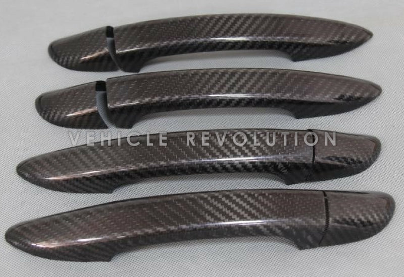 VW CC Dry Carbon Fiber Decorative Exterior Fiber Door Handle Covers 2010- 2017