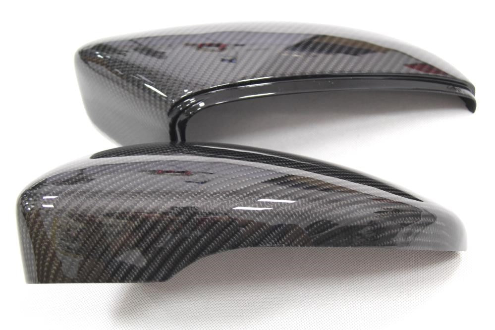 VW Scirocco / CC / Passat / Beetle /EOS Replacement Carbon Fiber Mirror Covers 2010-2017