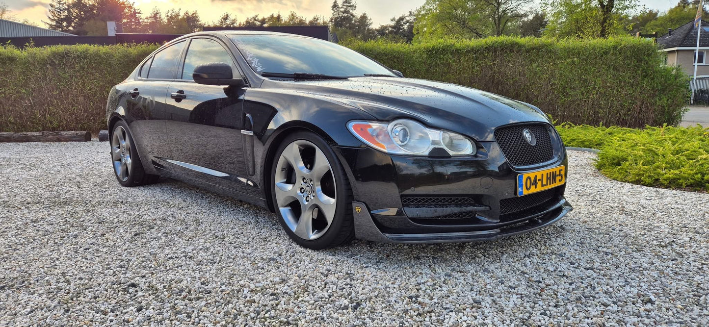 Jaguar XF carbon Splitter Lip 2008 2009 2010 2011