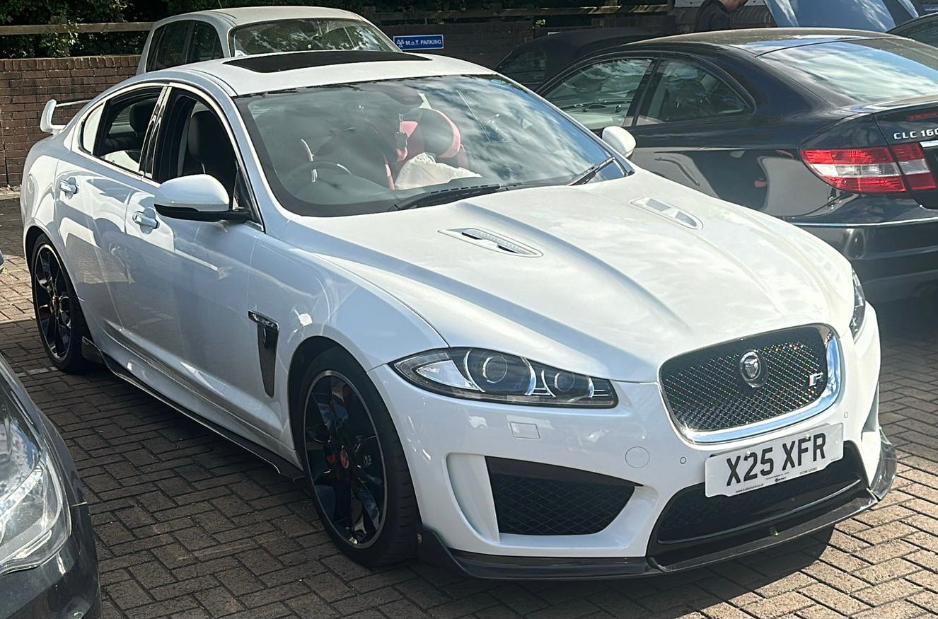 Jaguar XFRS Front Bumper Lip Splitter Carbon Fibre 2012 2013 2014 2015