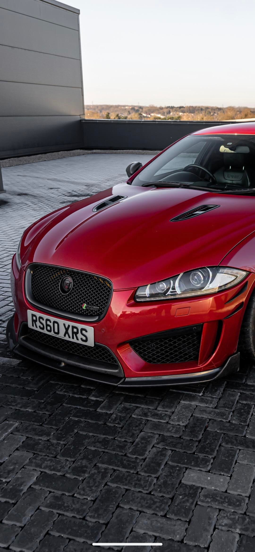 Jaguar XFRS Front Bumper Lip Splitter Carbon Fibre 2012 2013 2014 2015