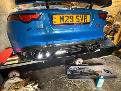 Jaguar F Type SVR Rear Diffuser Carbon Fiber 2017 - 2020