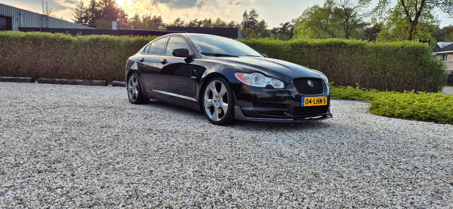 Jaguar XF carbon Splitter Lip 2008 2009 2010 2011