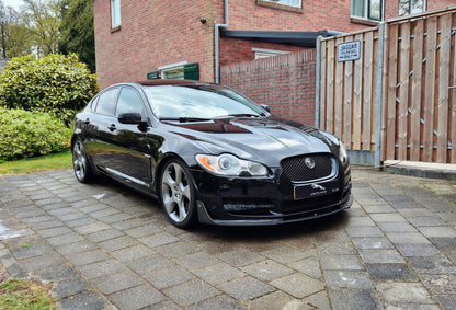 Jaguar XF carbon Splitter Lip 2008 2009 2010 2011