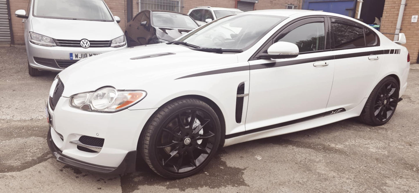 Jaguar XF carbon Splitter Lip 2008 2009 2010 2011