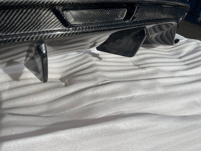 Jaguar XF XFR XFRS Rear Diffuser Valance Carbon Fibre 2008 - 2015