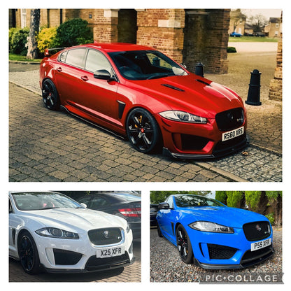Jaguar XFRS Front Bumper Lip Splitter Carbon Fibre 2012 2013 2014 2015