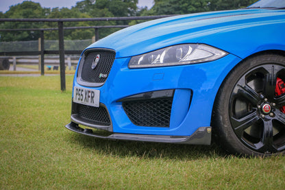 Jaguar XFRS Front Bumper Lip Splitter Carbon Fibre 2012 2013 2014 2015