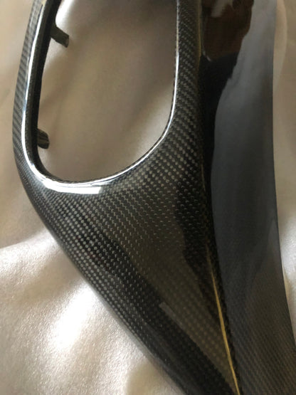 Jaguar F Pace Rear Carbon Fiber Diffuser Quad Tips Valance Bumper Upgrade 2021+