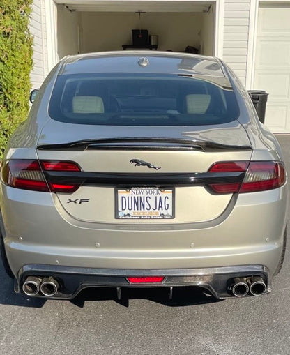 Jaguar XF XFR XFRS Rear Diffuser Valance Carbon Fibre 2008 - 2015
