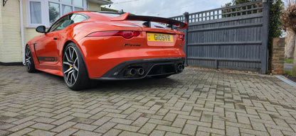 Jaguar F Type SVR Style Rear Diffuser Carbon Fiber 2014 - 2020