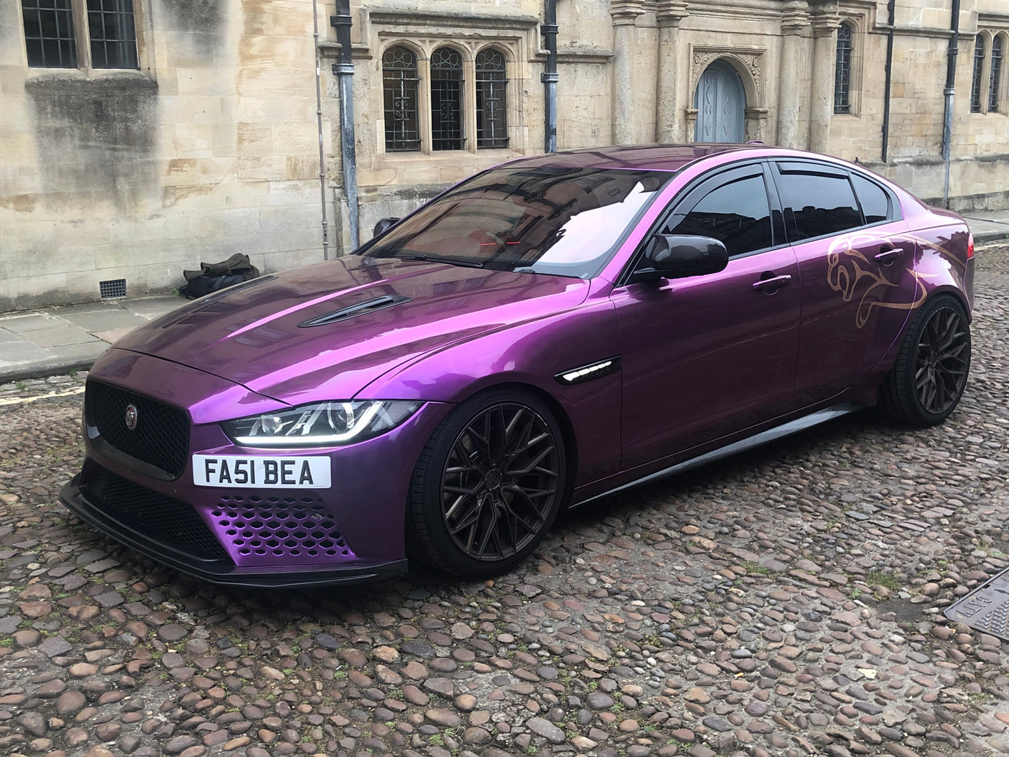 JAGUAR XE PROJECT 8 STYLE FRONT BUMPER UPGRADE 2016 2017 2018 2019