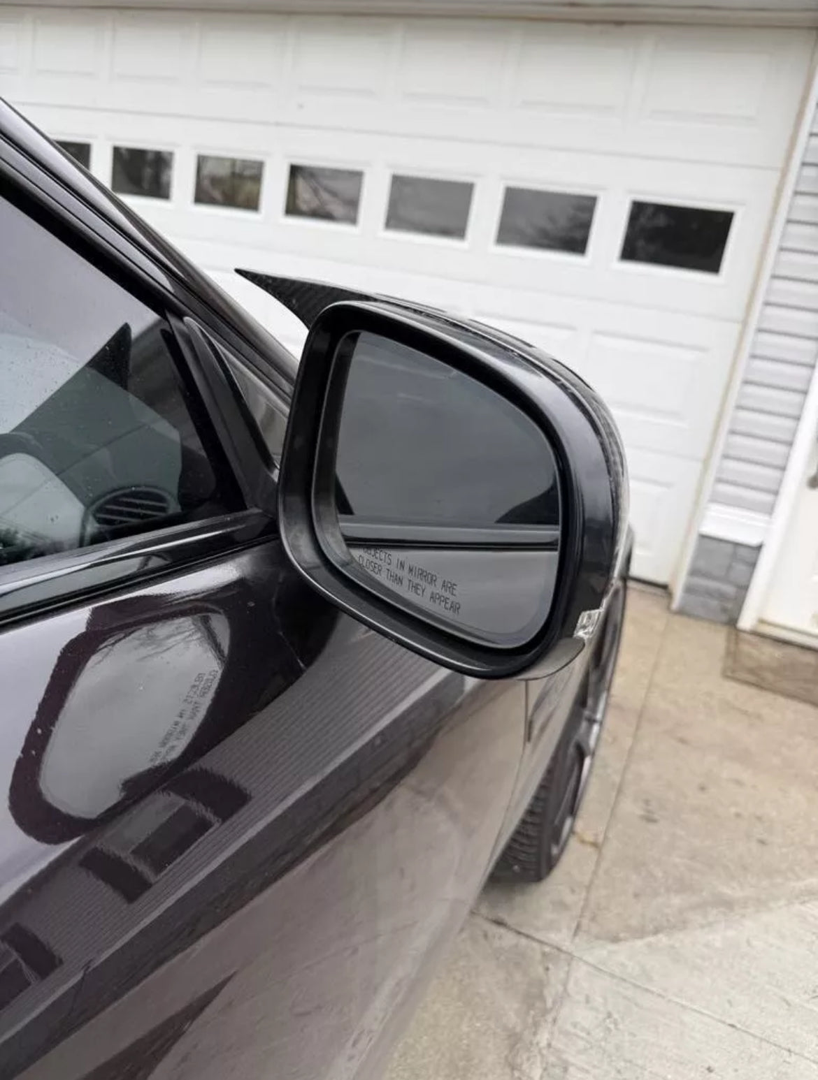 Jaguar XKR Mirror Covers Carbon Fibre Hornback Replacement 2009 - 2016