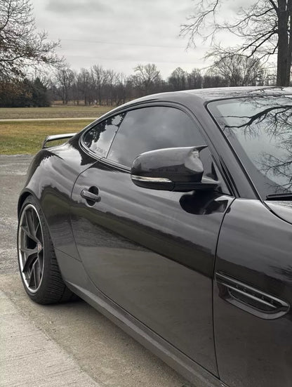 Jaguar XKR Mirror Covers Carbon Fibre Hornback Replacement 2009 - 2016