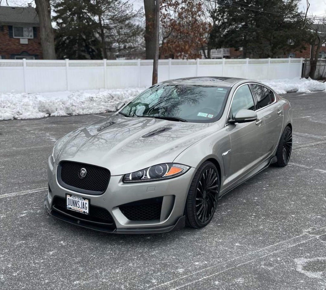 Jaguar XFRS Front Bumper Lip Splitter Carbon Fibre 2012 2013 2014 2015