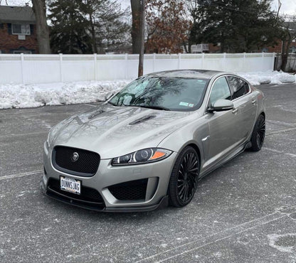 Jaguar XFRS Front Bumper Lip Splitter Carbon Fibre 2012 2013 2014 2015