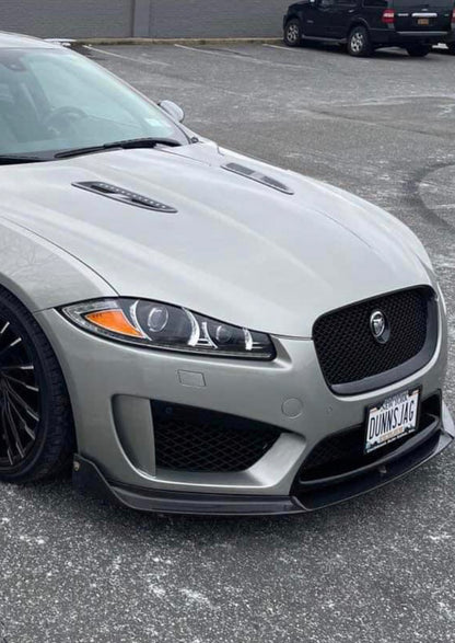 Jaguar XFRS Front Bumper Lip Splitter Carbon Fibre 2012 2013 2014 2015