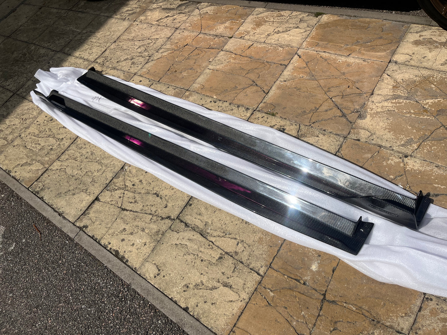 Jaguar XE Carbon Fibre Side Skirts 2016 2017 2018 2019