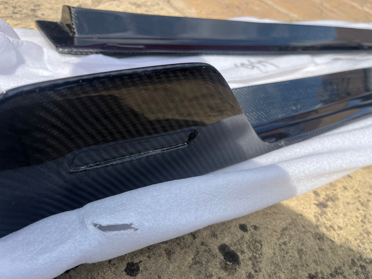Jaguar XE Carbon Fibre Side Skirts 2016 2017 2018 2019