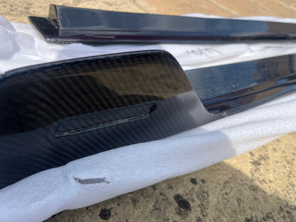 Jaguar XE Carbon Fibre Side Skirts 2016 2017 2018 2019