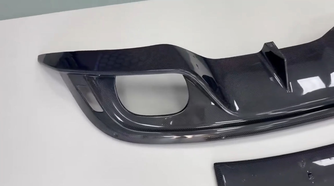Jaguar F Type SVR Rear Diffuser Carbon Fiber 2017 - 2020