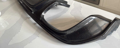 Jaguar F Pace SVR Finned Carbon Fibre Diffuser Valance 2018 +