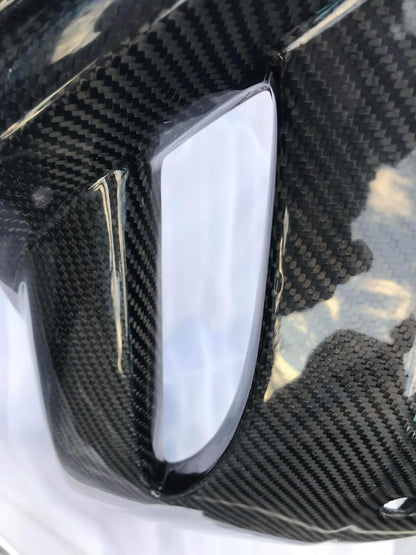 Jaguar F Pace LM Style Rear Carbon Fibre Quad Tips Carbon Fibre Valance Diffuser Bumper Upgrade 2015 2016 2017 2018 2019 2020