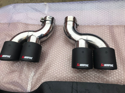 Jaguar F Pace LM Style Rear Carbon Fibre Quad Tips Carbon Fibre Valance Diffuser Bumper Upgrade 2015 2016 2017 2018 2019 2020