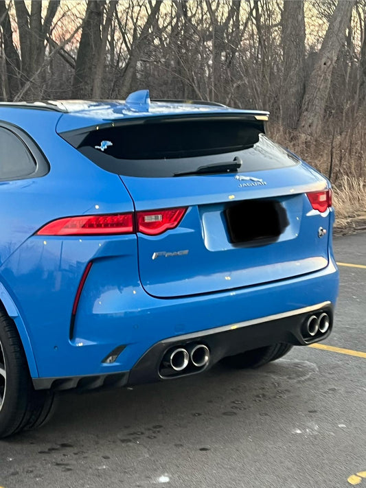 Jaguar F Pace Rear Diffuser SVR Carbon Fiber 2018+