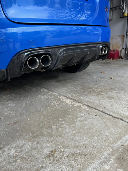 Jaguar F Pace SVR Finned Carbon Fibre Diffuser Valance 2018 +