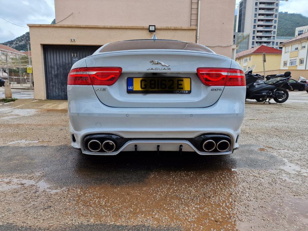 Jaguar XE Aspec Style Part Carbon Fibre Rear Diffuser Valance with Tips 2016 - 2019