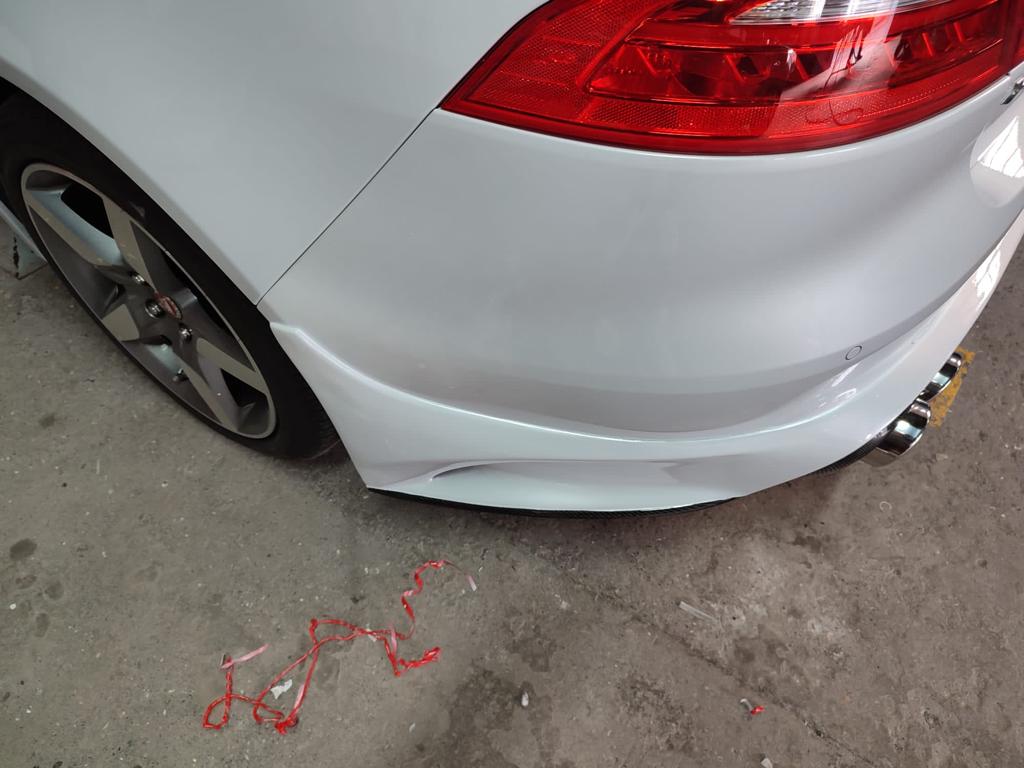 Jaguar XE Aspec Style Part Carbon Fibre Rear Diffuser Valance with Tips 2016 - 2019