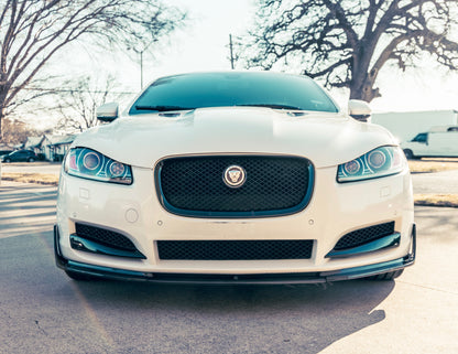 Jaguar XF Front Lip Splitter Carbon Fibre 2012 2014 2014 2015