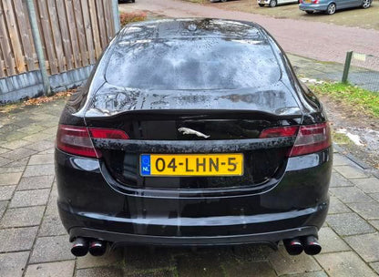 Jaguar XF Spoiler Ducktail Wing Rear Trunk Boot Carbon Fibre 2008 - 2015