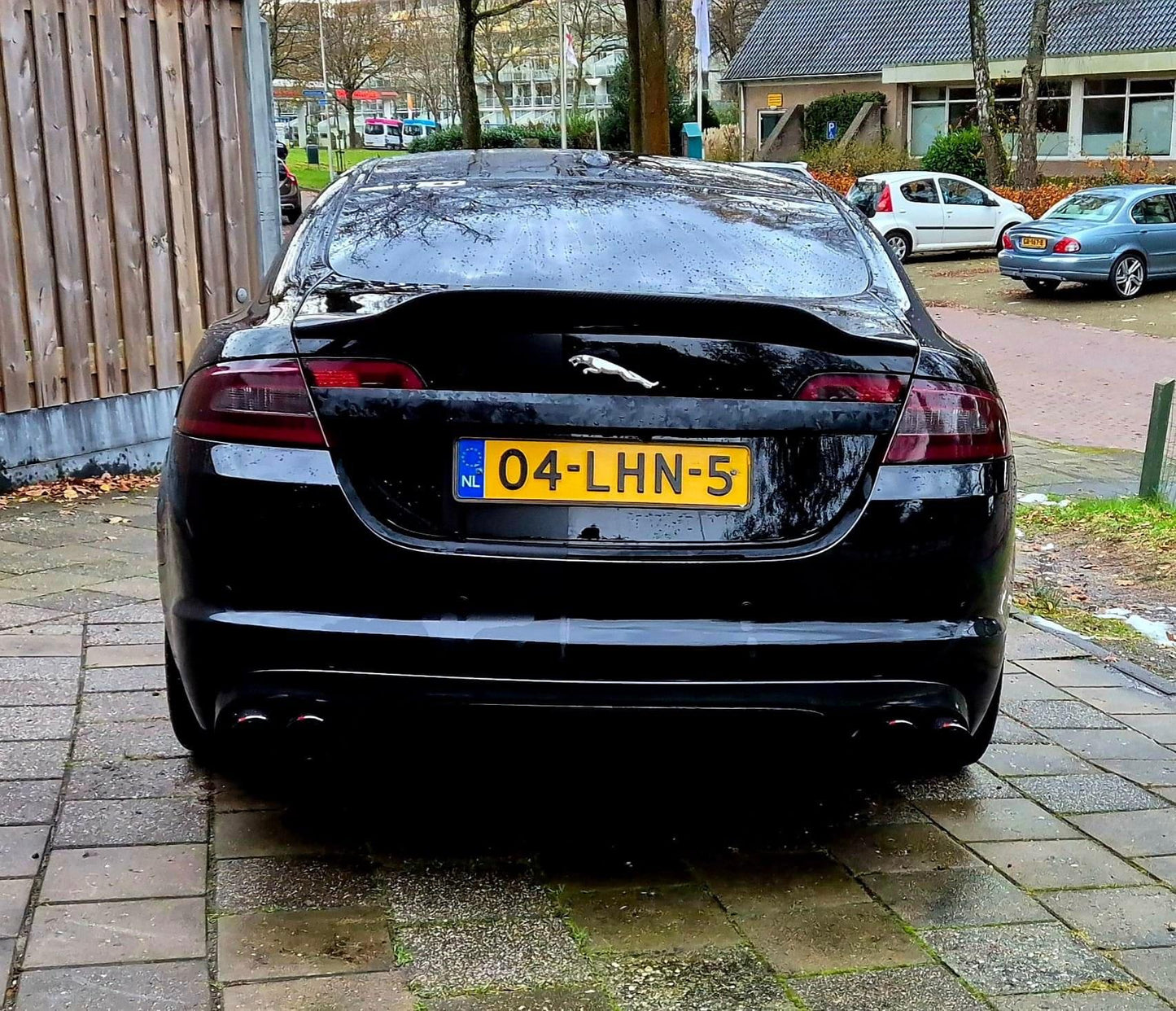 Jaguar XF Spoiler Ducktail Wing Rear Trunk Boot Carbon Fibre 2008 - 2015