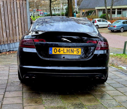 Jaguar XF Spoiler Ducktail Wing Rear Trunk Boot Carbon Fibre 2008 - 2015