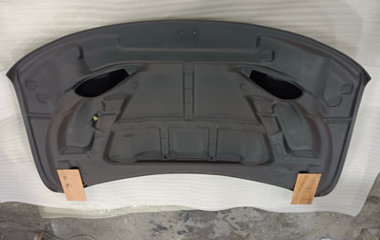 underside of a Jeep Grand Cherokee Hood Carbon Fiber