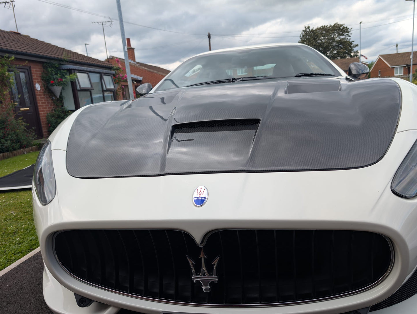 Maserati Granturismo Carbon Fibre MC Style Quad Vent Hood Bonnet 2007 - 2016