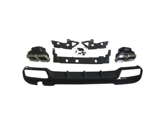 Mercedes Benz E ClassRear diffuser and exhaust