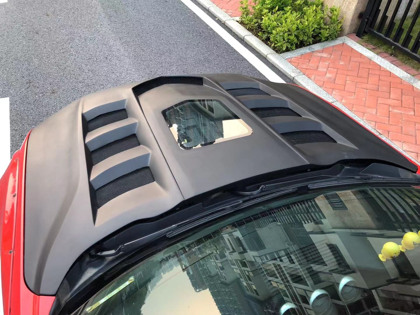 Mustang Carbon Fiber Exhibition Vented Hood 2015 2016 2017