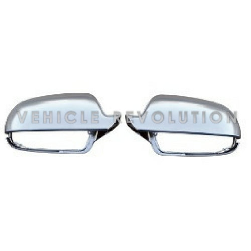 Audi A4 B8K Sport-Style Nickel Plated Mirror Cover 2013 2014 2015