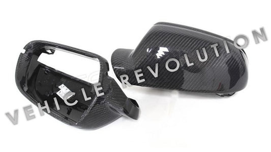 Audi A5/S5  Replacement Carbon Mirror Cover (Without Side Assist Light)2007 2008 2009 2010 2011 2012 2013 2014 2015