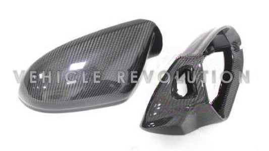 Audi A6 S6 RS6 Replacement Carbon Mirror Cover (With Side Assist Light) 
2011 2012 2013 2014 2015