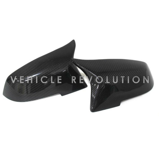 BMW 1 SERIES F20 F22 F23 F30 F32 F33 F36 F87 M2 X1 M3/M4 Look Side Mirror Cover Carbon Fiber 2011 2012 2013 2014 2015