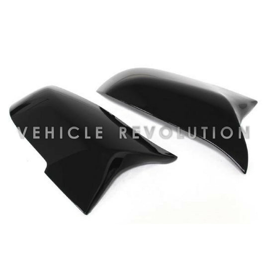BMW 1 SERIES F20 F22 F23 F30 F32 F33 F36 F87 M2 X1 M3/M4 Look Side Mirror Cover Gloss Black 2011 2012 2013 2014 2015